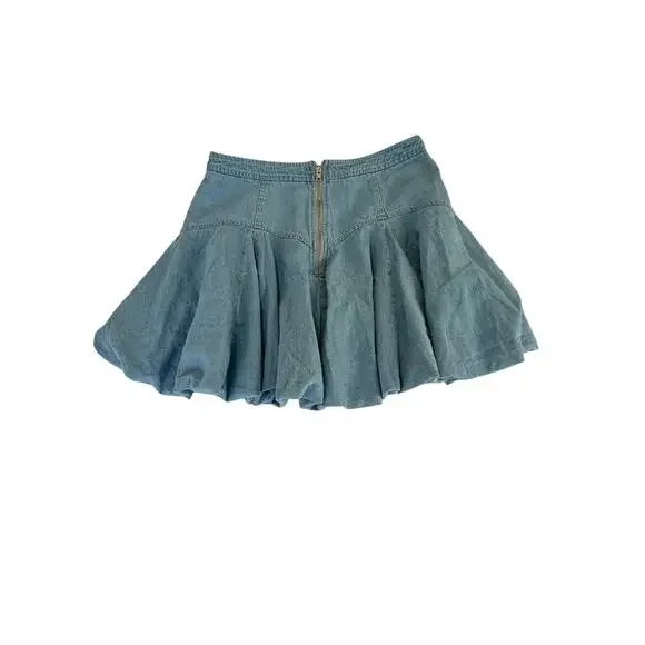 Light Wash Denim Mini Skirt by Mable Size Small - Picture 2 of 6